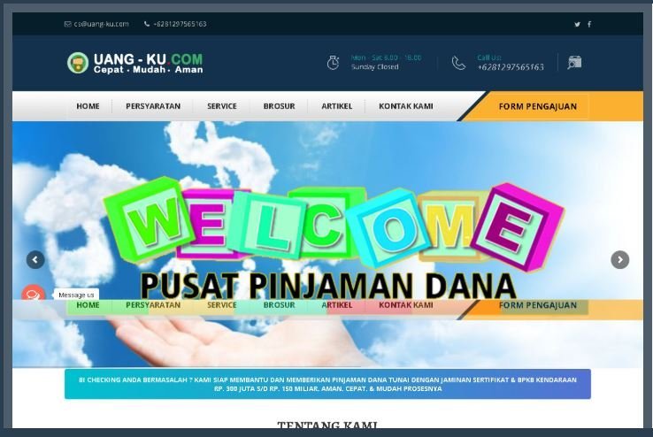 Website Pinjaman Dana Tunai Uang-ku.com
