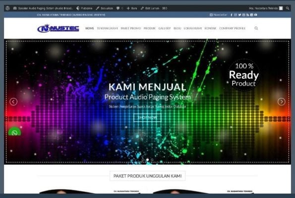 Website Nustec Co ID