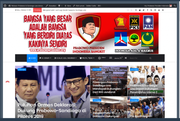 Portal Relawan Prabowo Presiden Indonesia