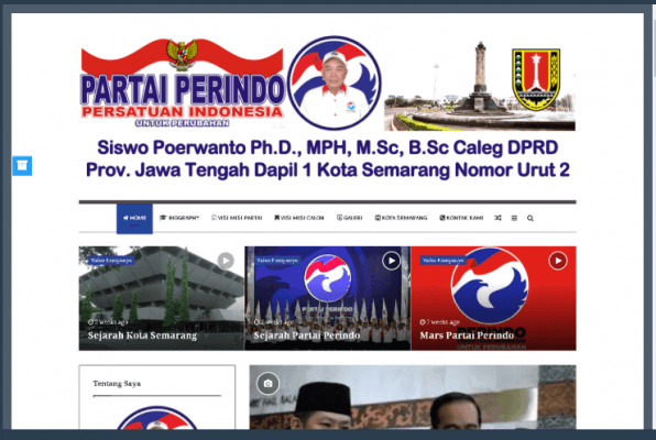 Website Siswo Poerwanto Ph.D., MPH, M.Sc, B.Sc