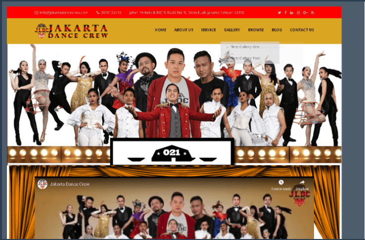 Website Jakarta Dance Crew