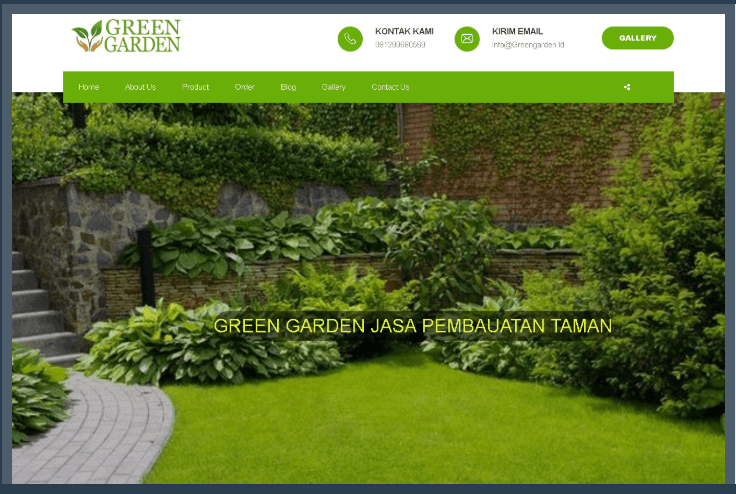 Website Jasa Pemesangan Kebun dan Pembuatan Taman