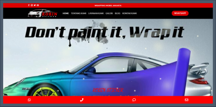 Jasa Pasang Sticker Mobil Jakarta (Wrapping Sticker)