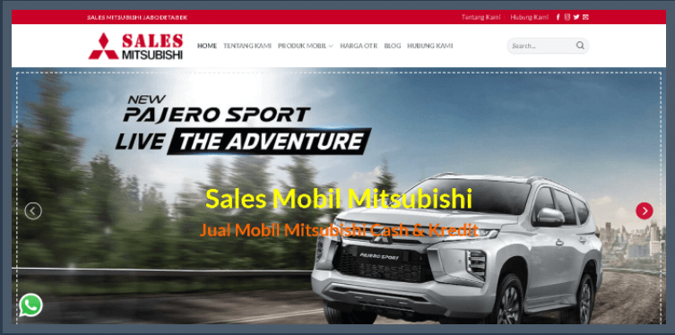 Sales Mitsubishi web id